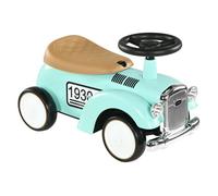 Aiyaplay correpasillos para bebés de 12 a 36 meses coche sin pedales con bocina compartimento de almacenaje y volante para interior y exterior 58x27x35 cm verde mint