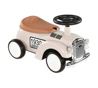 AIYAPLAY Correpasillos para Bebés de 12 a 36 Meses Coche sin Pedales con Bocina Compartimento de Almacenaje y Volante para Interior y Exterior 58x27x35 cm Crema