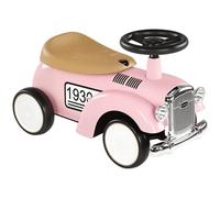 AIYAPLAY Correpasillos para Bebés de 12 a 36 Meses Coche sin Pedales con Bocina Compartimento de Almacenaje y Volante para Interior y Exterior 58x27x35 cm Rosa