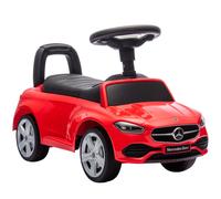 AIYAPLAY Correpasillos para Niños de 18-36 Meses Mercedes-Benz Clase C con Bocina Sonidos de Motor y Espacio de Almacenaje Rojo Aosom España