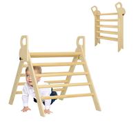 AIYAPLAY Escalada para Niños de 18-48 Meses para Cultivar Habilidades de Equilibrio y Coordinación 82x66x71 cm Natural