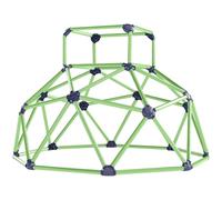 AIYAPLAY Juego de escalada para niños de 3 a 8 años, con cúpula para interior y exterior con bordes biselados, juego para niños de plástico, 182,5 x 182,5 x 119 cm, verde y morado