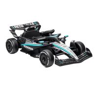 AIYAPLAY Kart Eléctrico para Niños 12V Mercedes-AMG PETRONAS F1 Mando a Distancia 2 Motores Suspensión Trasera 3,3-5,5km/h Negro Aosom España