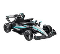 AIYAPLAY Kart Eléctrico para Niños 12V Mercedes-AMG Petronas F1 Negro | Go Kart Mando a Distancia 2,4G,2 Motores,Suspensión Trasera,Arranque Suave,3,3-5,5km/h,Luces LED,Música,Claxon,3-5 Años
