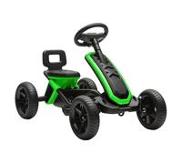 AIYAPLAY Kart Pedales, Go Kart con Ruedas Antideslizantes de EVA, Marco Metálico, Carga 30 kg, para Niños y Niñas de 2-5 Años, Verde