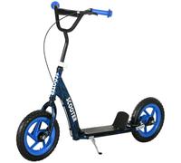 AIYAPLAY Kinderroller Scooter Tretroller mit verstellbarem Lenker, großen Rädern, Handbremse, Kickscooter, 11,8 Zoll Cityroller für 6-12 Jahren Jungen und Mädchen Stahl