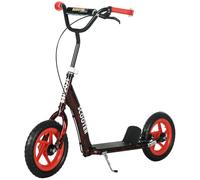 AIYAPLAY Kinderroller Scooter Tretroller mit verstellbarem Lenker, großen Rädern, Handbremse, Kickscooter, 11,8 Zoll Cityroller für 6-12 Jahren Jungen und Mädchen Stahl