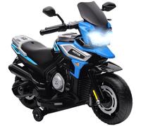 AIYAPLAY Moto Eléctrica Infantil 6V Ruedines 18-36M Azul