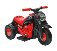 AIYAPLAY Moto Eléctrica para Niños de +2 Años Moto de Batería para Niños 6V con Función de Soplar Burbujas Faros Música Moto para Niños con Velocidad 3 km/h Carga 30 kg Rojo