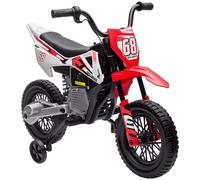 Aiyaplay Moto Eléctrica Para Niños De +3 Años Con Batería 12v Música Rojo