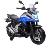 AIYAPLAY Moto eléctrica para niños moto portador Honda para niños de 3 a 6 años con música, luces Azul Aosom España