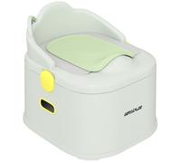 AIYAPLAY Orinal infantil 3 en 1 con cubeta extraíble, Inodoro infantil acolchado convertible en taburete y silla, Edad 6 meses-6 años, Gris