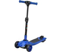 AIYAPLAY Patinete eléctrico infantil 6+ años, plegable 3 ruedas arranque cero, velocidad máxima 8 km/h 64 x 29 x 83 cm azul