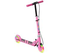 AIYAPLAY Patinete para Niños de 3 a 8 Años con Ruedas Luminosas Manillar Ajustable y Freno Trasero Rosa Aosom España