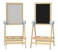 AIYAPLAY Pizarra Infantil Caballete Altura 70-97 cm y Ángulo Ajustable Pizarra Blanca Magnética con Rollo de Papel y Bandeja