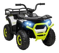 Aiyaplay Quad Eléctrico para Niños de +3 Años con Batería 12v Carga 30kg Verde