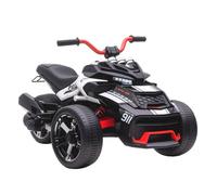 Aiyaplay Quad Eléctrico Para Niños Con Doble Motor 12v Luces Y Sonido Infantil