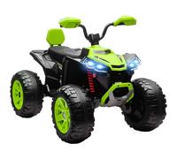 Aiyaplay Quad Eléctrico Para Niños De 3-8 Años 24v Con 2 Motores Verde