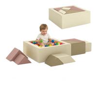 AIYAPLAY Set Juego Suave 9 pz Bloques Espuma Escalar 3-6 años | Juego Tangram, cubiertas removibles lavables, habitación infantil, gateo, construcción