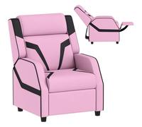 AIYAPLAY Sillón reclinable para niños, 2 en 1 Sillón reclinable para Juegos de niños con Respaldo, reposabrazos, reposapiés, de salón de Cuero de PU para Sala de Juegos, Dormitorio, habitación