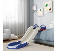AIYAPLAY Sofá Tobogán, Tobogán para Niños Pequeños de Interior con Longitud Extendida para Cama, Escaleras, Fácil de Montar y Guardar, Azul