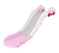 AIYAPLAY Tobogán para Niños en HDPE con Zona de Amortiguación Integrada para Sofás Camas Edad 18-48 Meses Rosa Aosom España