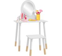 AIYAPLAY Tocador para Niñas 60x34x91 cm Blanco