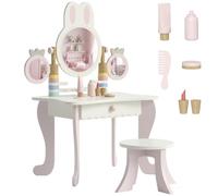 AIYAPLAY Tocador para Niñas, Tocador de Maquillaje Niñas, Rosa, +3 Años