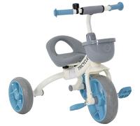 AIYAPLAY Triciclo infantil evolutivo, triciclo para niños de 2 a 5 años con cesta frontal y ruedas EVA, 72 x 52 x 61 cm, azul