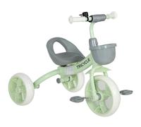 AIYAPLAY Triciclo para niños de 2 a 5 años, Triciclo para niños pequeños con Cesta Delantera y Ruedas de EVA, Uso en Interiores y Exteriores, para niños y niñas, Verde