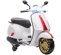 Aiyaplay Vespa Moto Eléctrica para Niños de +3 Años Blanco