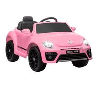 Aiyaplay Volkswagen Beetle Coche Eléctrico para Niños de +3 Años Rosa