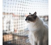 AIYGO Red para gatos, cerca de malla para balc n, de nailon negro, antica das, para balcones y ventanas (3 x 8 m)