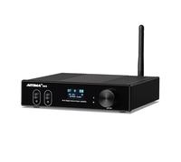 AIYIMA D03 Bluetooth 5.2 150W x 2 Estéreo HIFI 2.1 CH Sound Digital Amplificador 24bit / 192kHz Clase D Amplificador de potencia USB DAC coaxial óptico OLED APTX Support Subwoofer