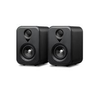 AIYIMA S400 Altavoces Activos de Estantería Bluetooth 5.3 de 3 "- (80W), Sistema HiFi 2.1 con Sub-out, Entrada Óptica/USB/RCA, Altavoces para PC, TV y Home Cinema - Negro