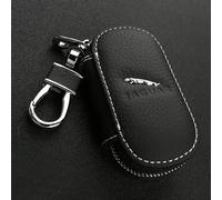 AIYING Cuero, Fundas Llaves de Coche, Funda Protectora Mando A Distancia, Llavero, Accesorios Decoración, para Jaguar XJL XF XK XE F-Pace F-Type E-Pace S-Type,bla-CK