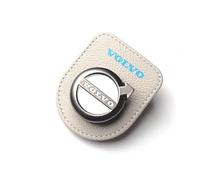 AIYING Cuero, Soporte Gafas Sol de Coche, Clip Gafas Visera de Coche, Clip Tarjeta Billete, Accesorios Decoración Interiores, para Volvo XC60 S40 S60 S90 XC40 XC70 XC90 V40 V60 V90 S80 S80L,Beige