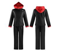 AIYINIY Disfraz de anime Itadori Yuji para cosplay, uniforme escolar, conjunto completo para Halloween, carnaval, fiesta (negro, L)