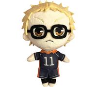 AIYINIY Haikyuu Muñeco de Peluche Anime 20 cm Oikawa Tooru Kenma Kozume Shoyo Hinata Kuroo Tetsurou Caricatura Bonita Figura de Peluche Suave Hogar Decoración de la Habitación del Sofá (Kei Tsukishima
