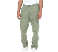 AIYINIY Wild - Pantalones cargo para hombre, ajuste relajado, pantalones casuales tipo cargo de ajuste recto, elásticos, ajustados, vintage, cómodos, gimnasio, pista de entrenamiento (Z verde, 5XL)