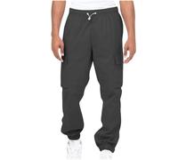 AIYINIY Wild - Pantalones cargo para hombre, ajuste relajado, pantalones casuales tipo cargo de ajuste recto, elásticos, ajustados, vintage, cómodos, gimnasio, pista de entrenamiento (Z negro, 3XL)