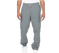 AIYINIY Wild - Pantalones cargo para hombre, ajuste relajado, pantalones casuales tipo cargo de ajuste recto, elásticos, ajustados, vintage, cómodos, gimnasio, pista de entrenamiento (Z gris, 4XL)
