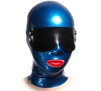 AIYOUBRS Mascarilla Facial Completa de Látex Hecho a Mano para Disfraces de Fiesta de Halloween Cosplay Fiesta Club(Size:XS-60CM)