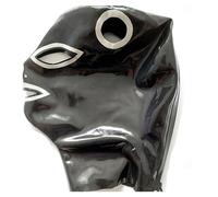 AIYOUBRS Mascarilla Para bondage látex de Goma Para Fetichismo para Fiestas Clubes Cosplay actuaciones(Size:XXL-73CM)