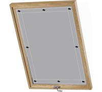 AIYOUVM Cortina 32x56cm Estor Sin Taladrar con Ventosa sin Perforación o Pegamento | Compatible + Roto Cortina Opaca para Ventanas de tejado o Autocaravana