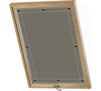 AIYOUVM Persianas para 37x78cm Claraboya Techo con Ventosa sin Perforación o Pegamento | Compatible + Roto Estor Térmico con Ventosas para Ventanas de tejado o Autocaravana