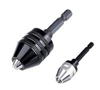 AIYUN Portabrocas sin llave de vástago hexagonal, 2 adaptadores de cambio rápido (0,6-8 mm, 0,3-3,6 mm)