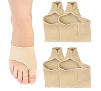 AIYVELU 2 Pares Corrector de Juanetes, Separador de Gel Suave de Silicona para el Alivio del Dolor, Endereza el Dedo Gordo del Pie, Protector Enderezador del Dedo del Pie