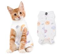 AIYVELU Chaleco de Esterilización para Gatas, Ropa Postoperatoria para Gatas, Chaleco de Destete, Chaleco a Prueba de Fugas para Gatitas, Abrigo para Gatas (4-7kg)
