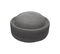 Aizgog Sombrero Boina De Paja Hecho A Mano | Confeccionado A Mano con Estilo Vintage Transpirable Y Elegante - Sombrero Pillbox para la Mujer - para Realizar Tus Compras, Citas y Salidas Cotidianas